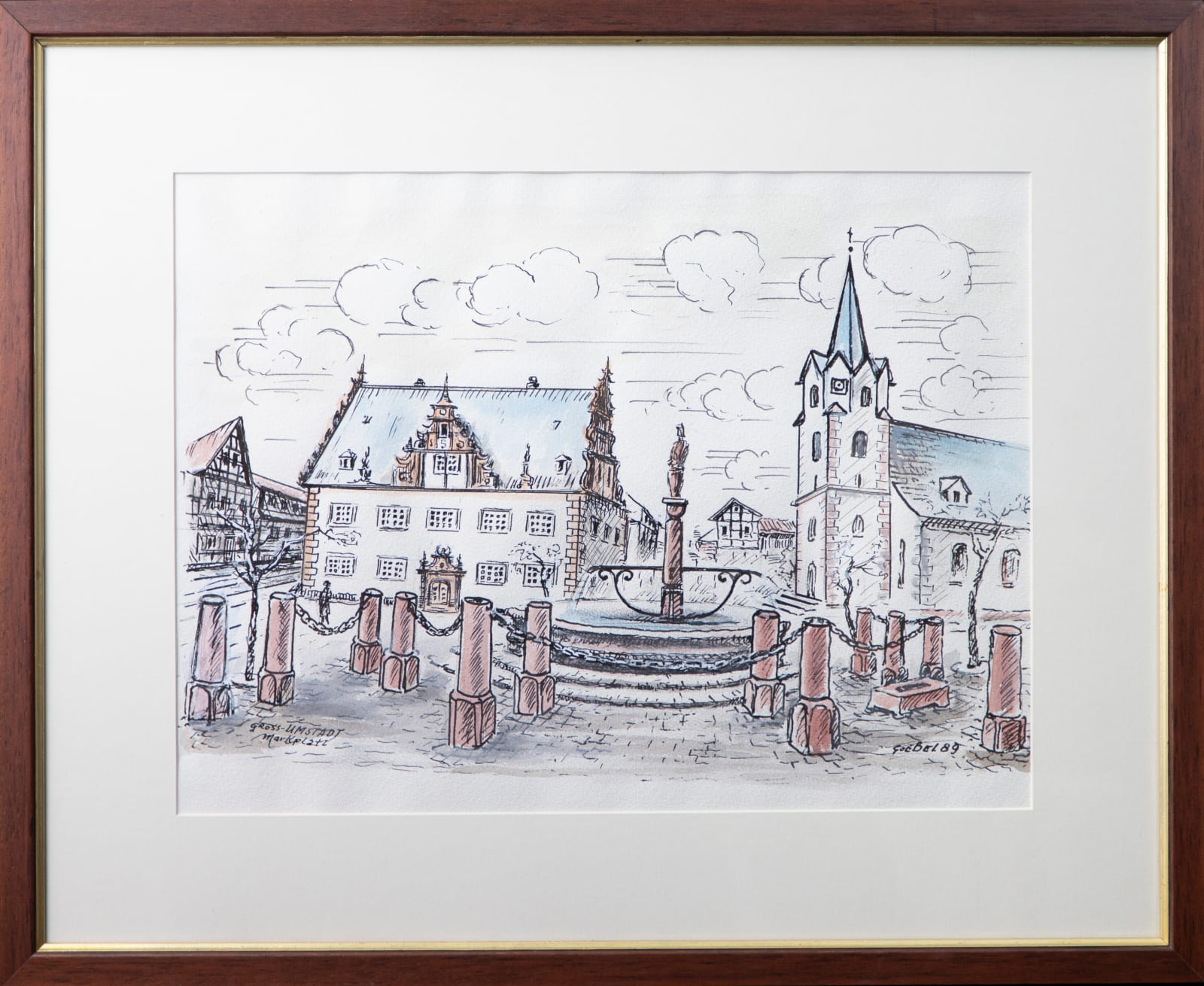 Goebel, "Gross Umstadt Mark Platz" , 1989