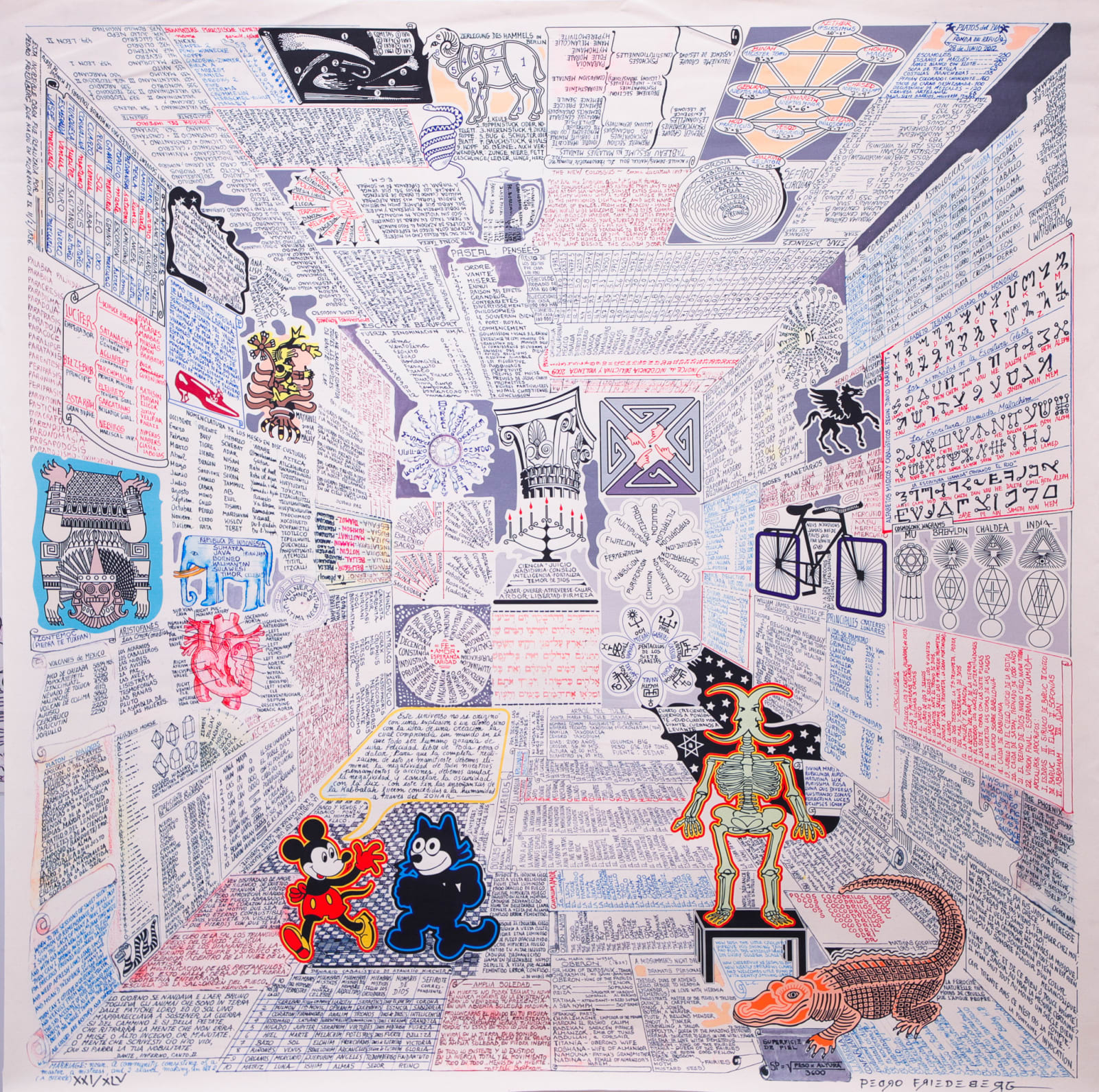Pedro Friedeberg, "Códice Miguelito II", 2021