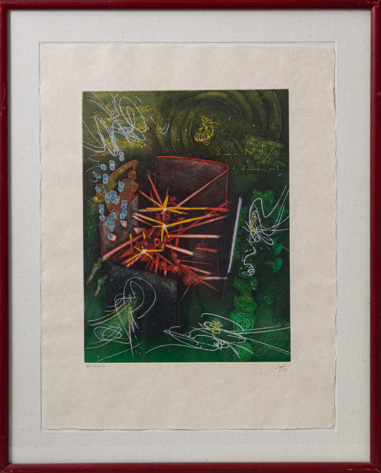 Roberto Matta, "Je suis intact", ca. 1985