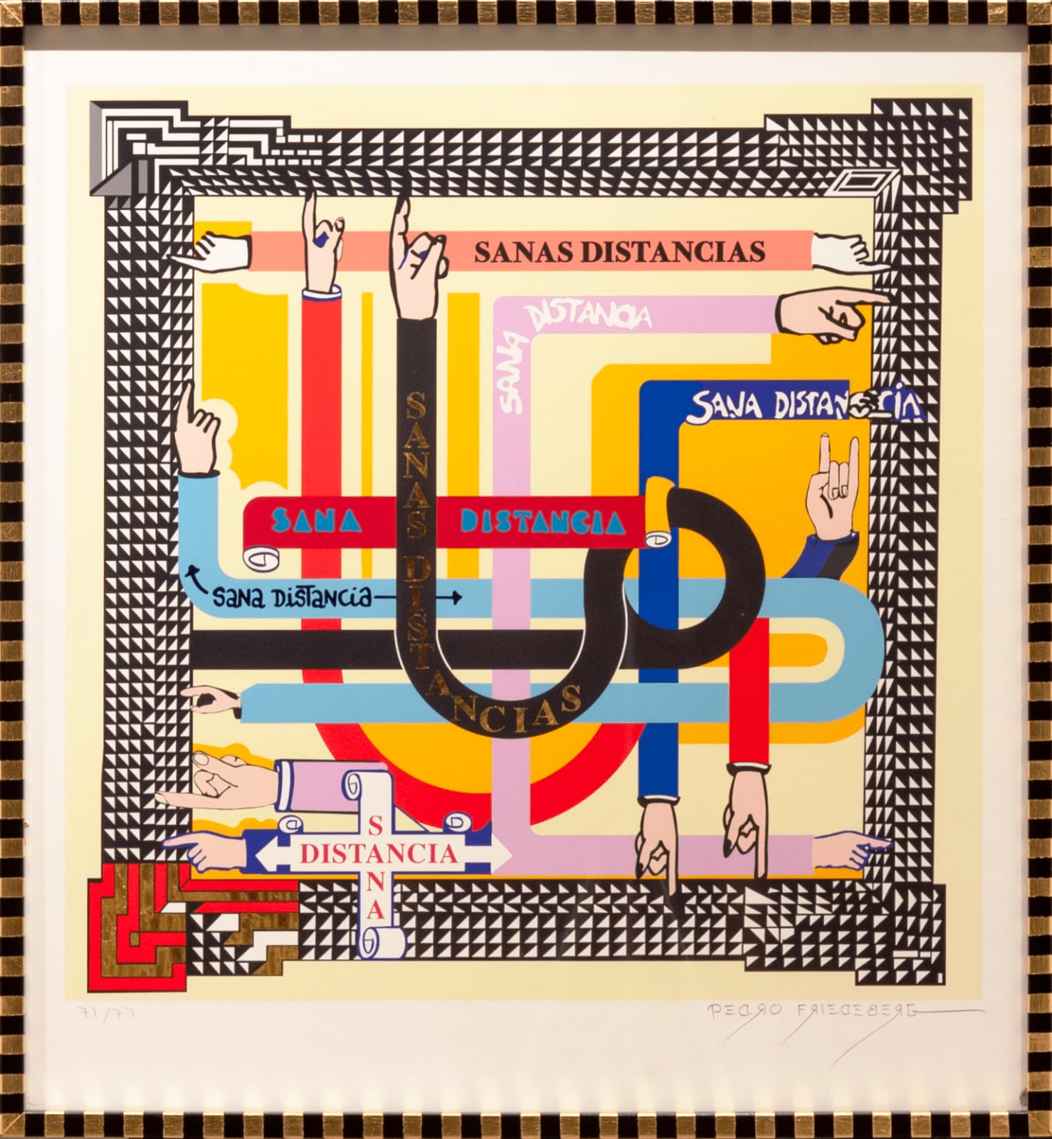 Pedro Friedeberg, "Sana distancia", 2021