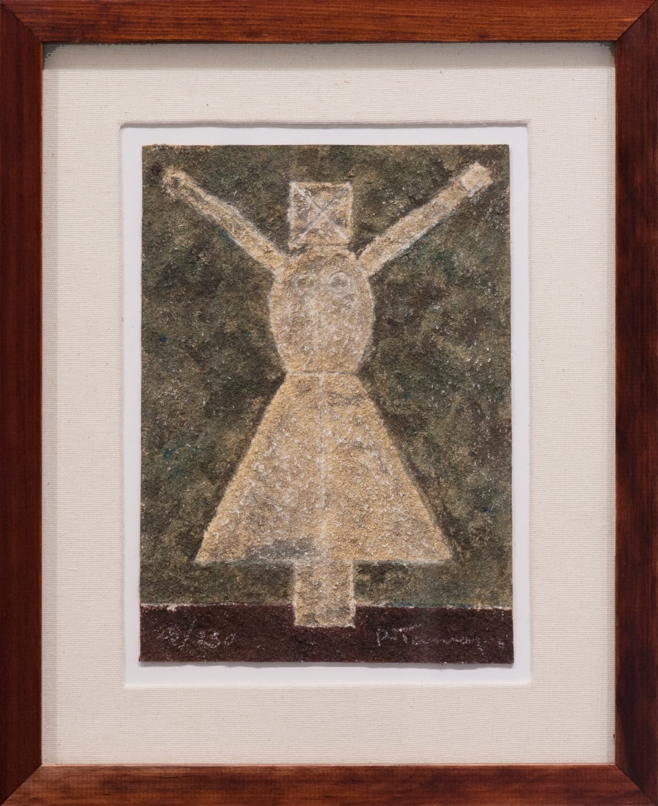 Rufino Tamayo, "Mujer con fondo verde", 1982