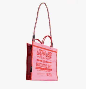 Mexico Is The Shit, Tote Bag Lucha Libre Rosa / Rojo, 2025