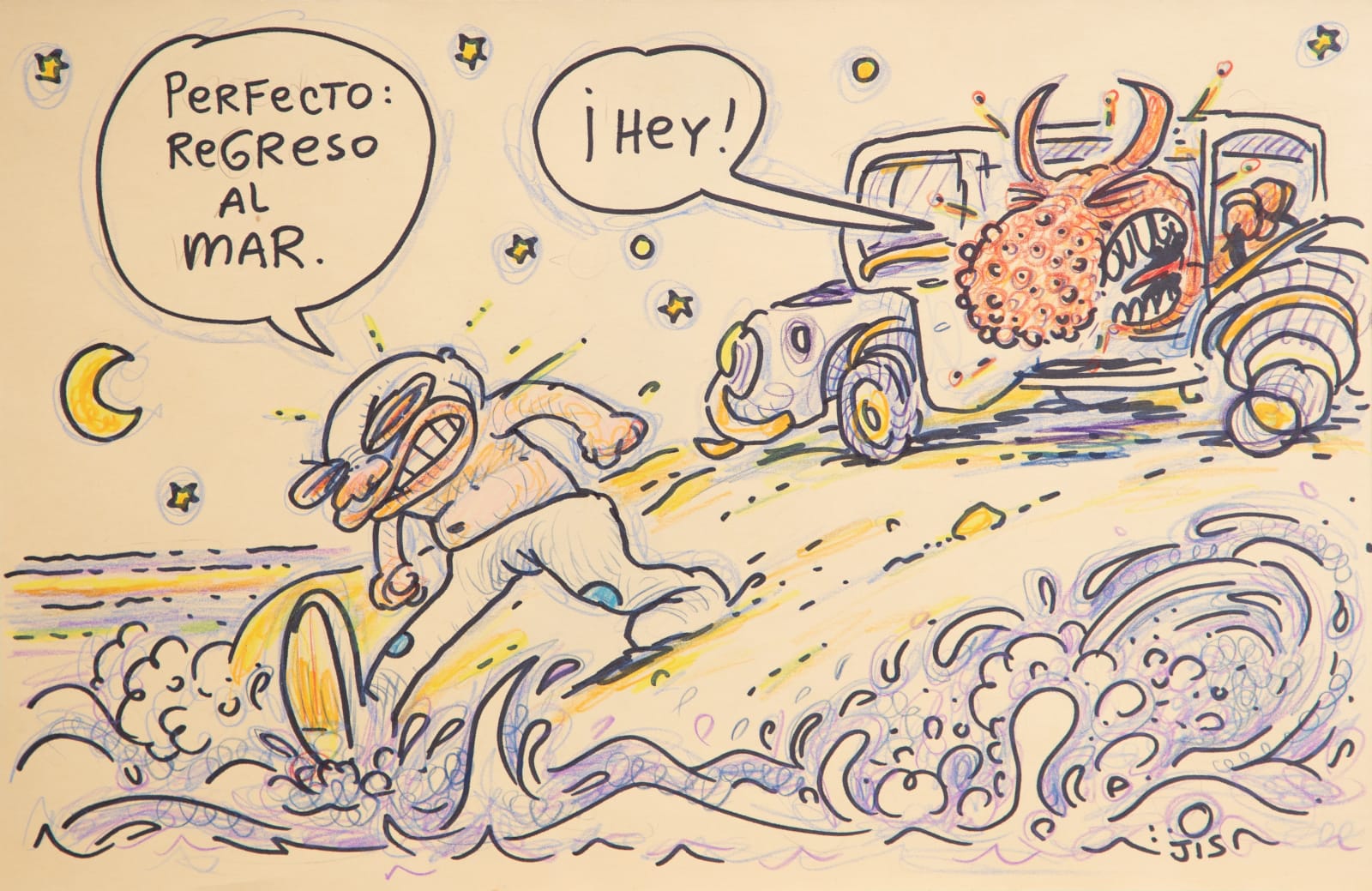 Jis, "Regreso al mar", 2024