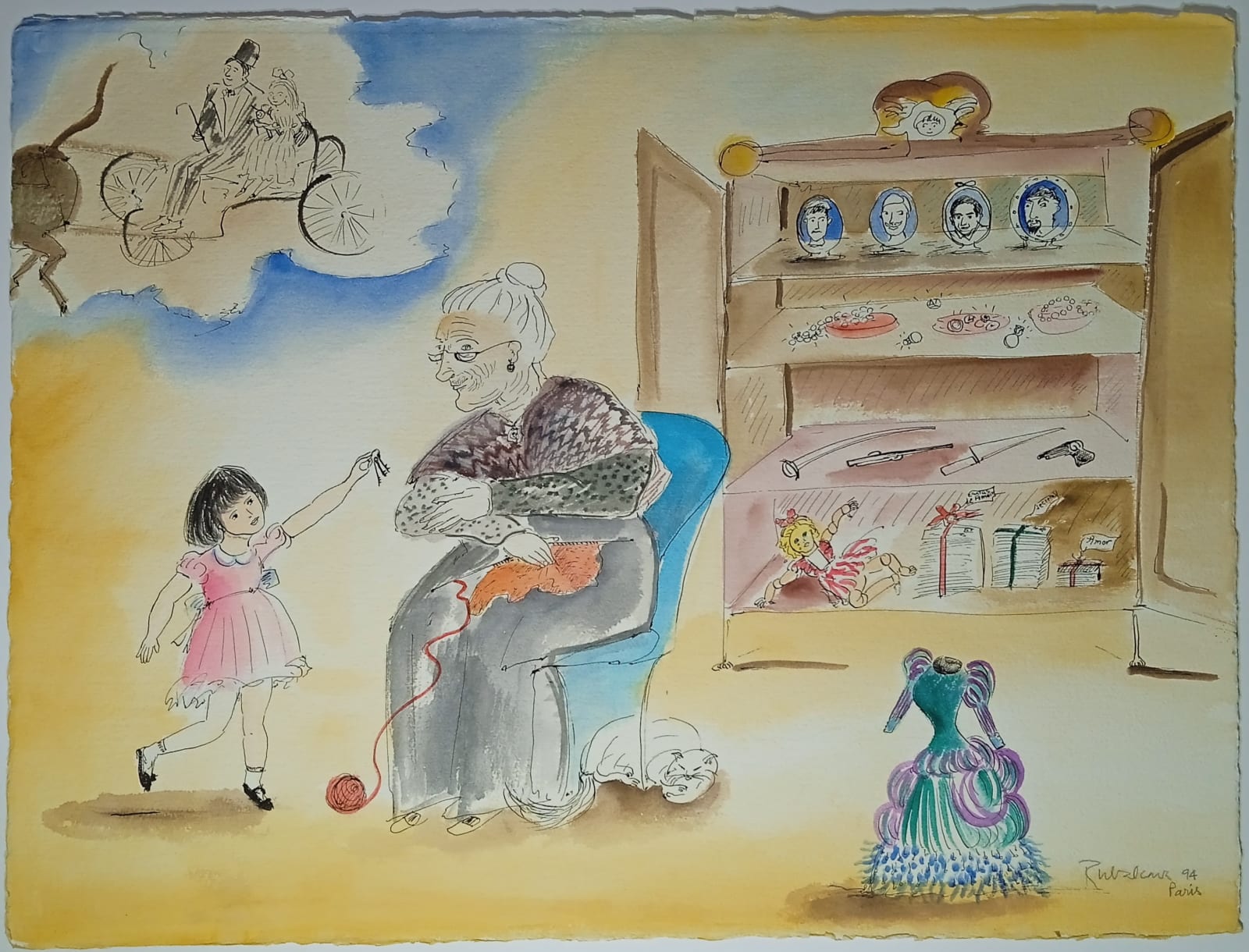 Cristina Ruvalcaba, "Di ¿por qué?, dime abuelita", Paris, 1994