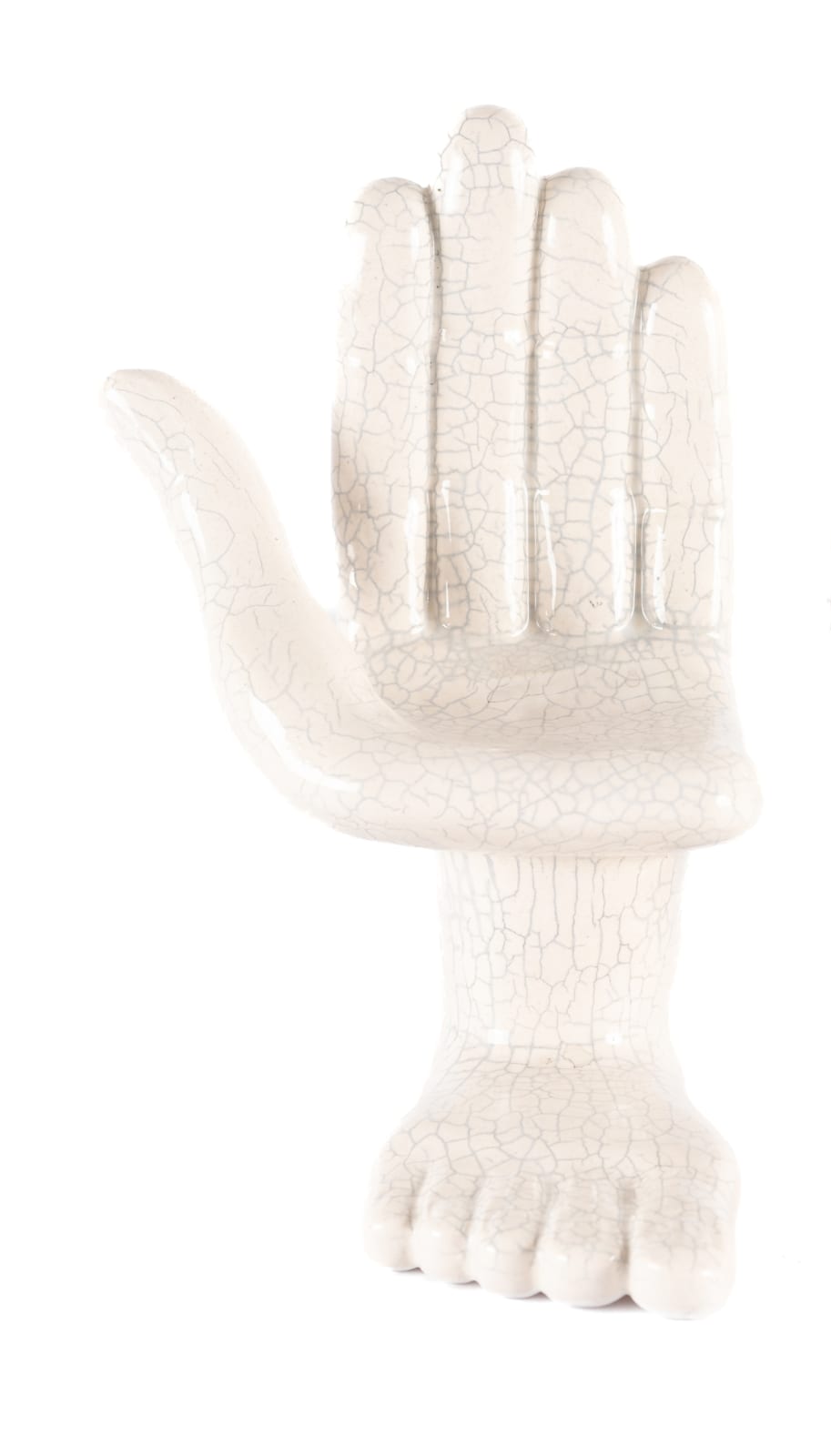 Pedro Friedeberg, "Mano pie (blanco izquierda)", 2022