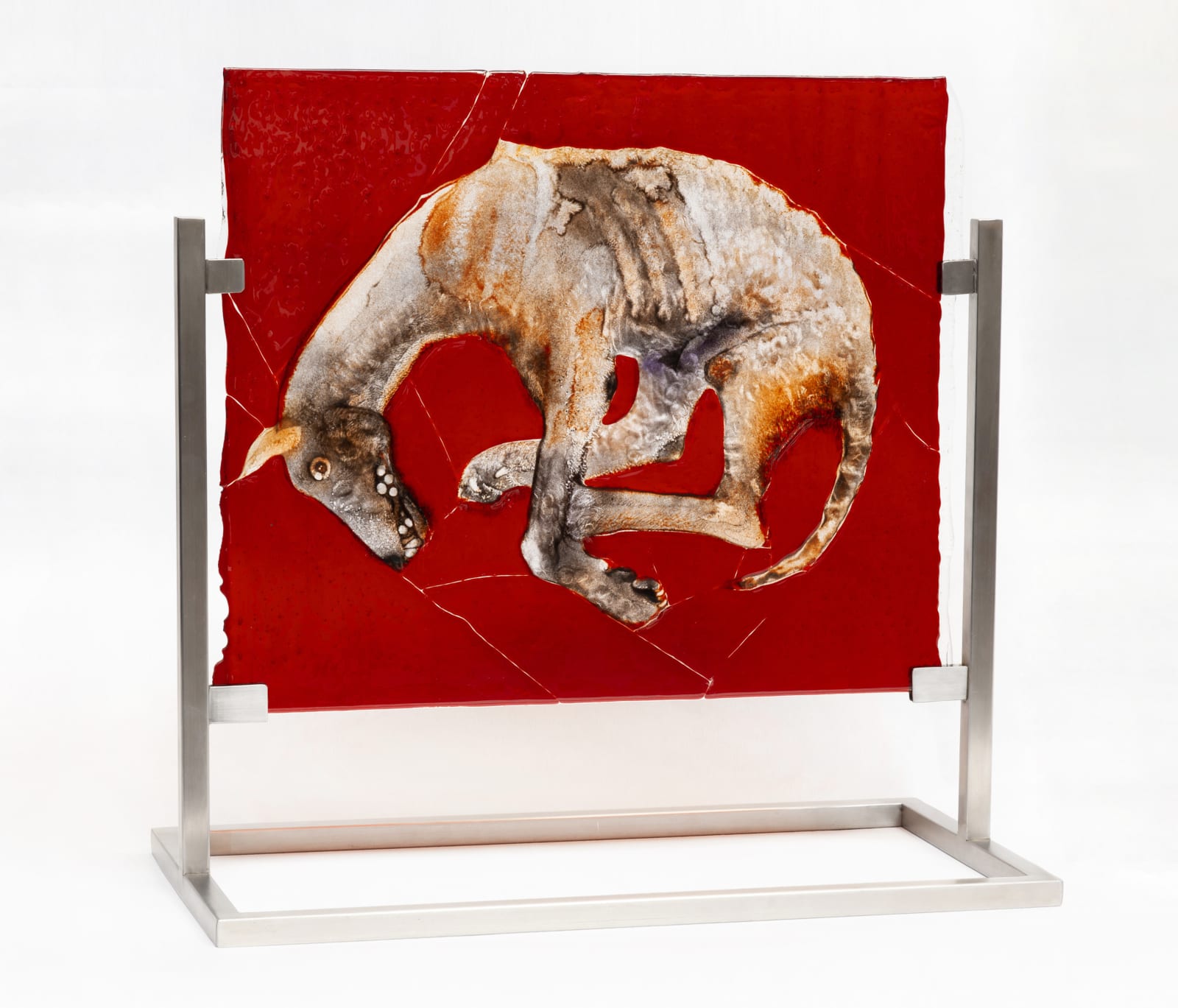 Rafael Cauduro, "Cadáver de perro", 2004