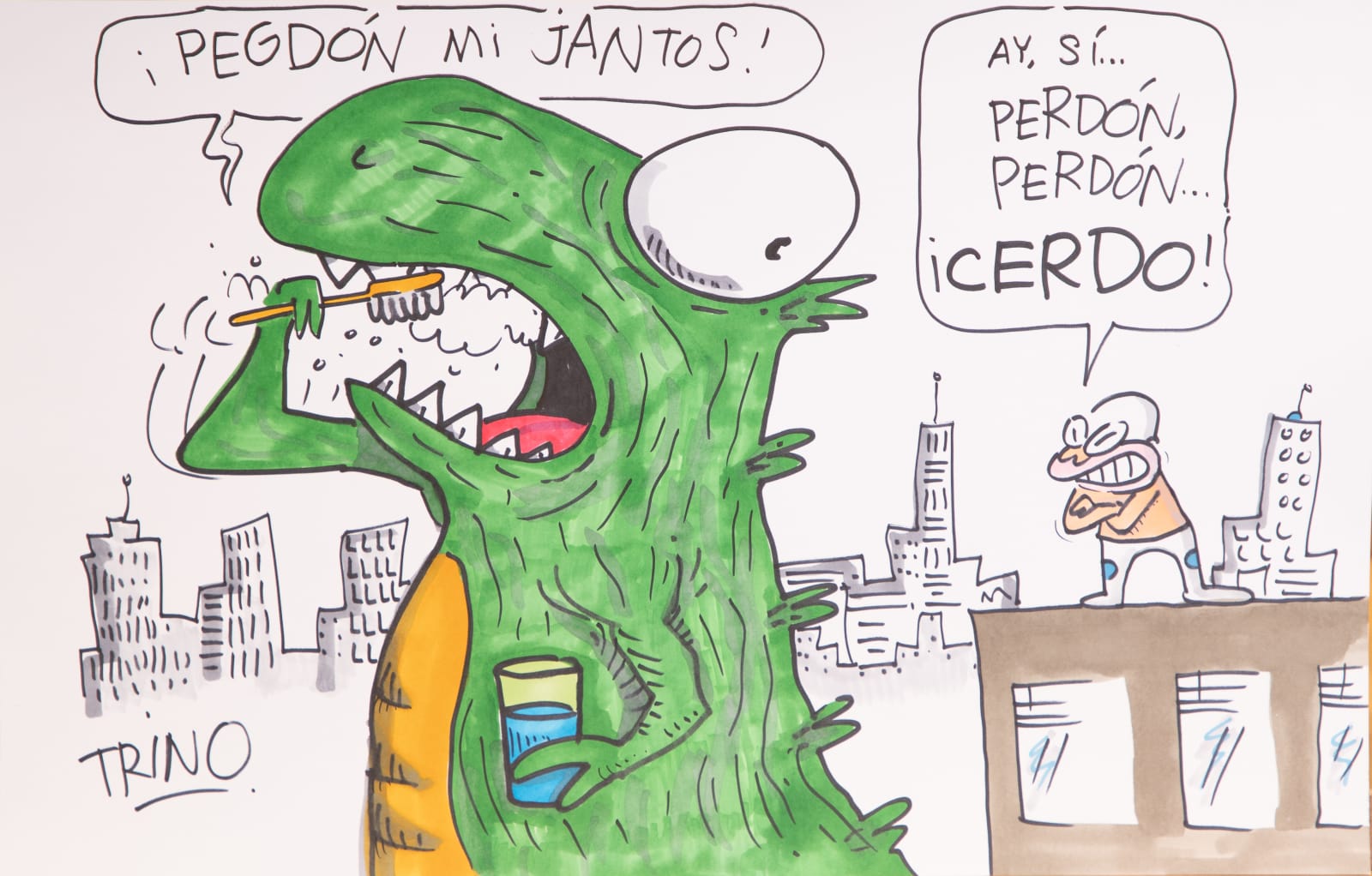 Trino, "Santos contra Godzilla II", 2024