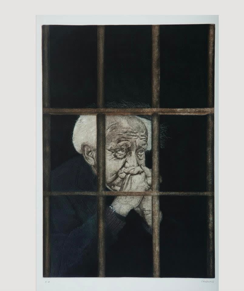 Rafael Cauduro, "José en prisión"