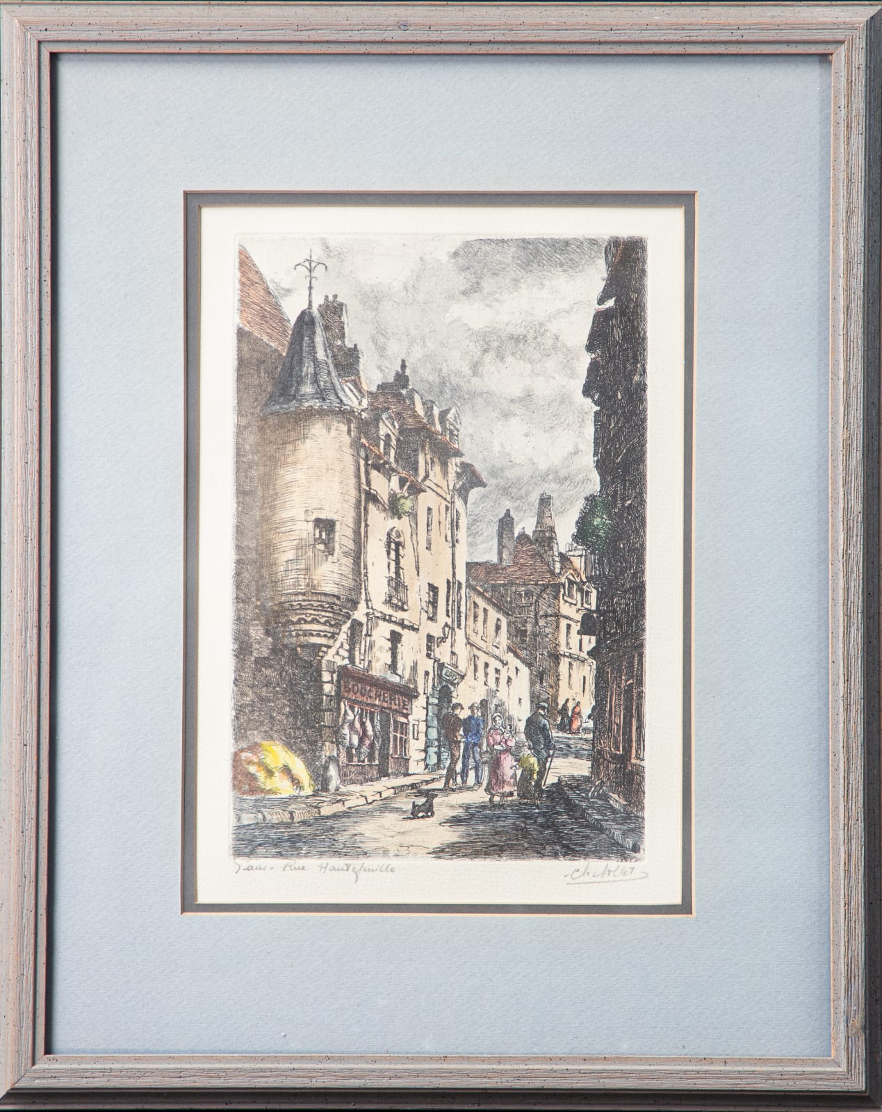 Charles Nollet, "París - Rue Hautefeuille", ca. 1900