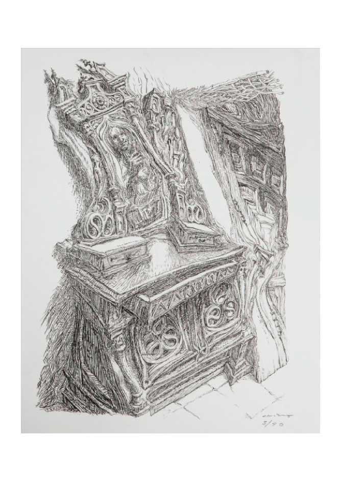 Rafael Cauduro, "El tocador de mi recámara", ca. 2012