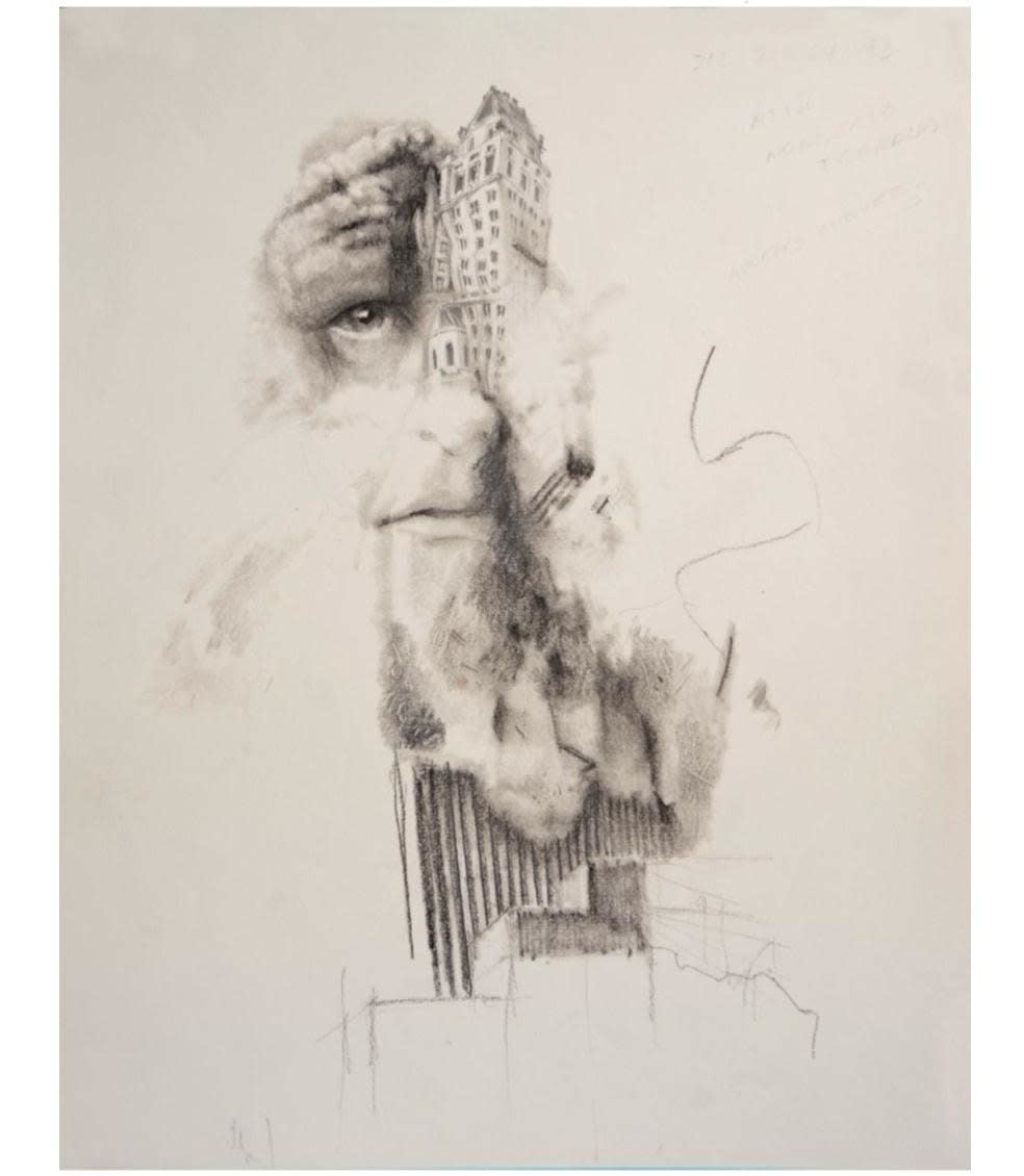 Rafael Cauduro, Sin titulo “Retrato”, Ca. 1990