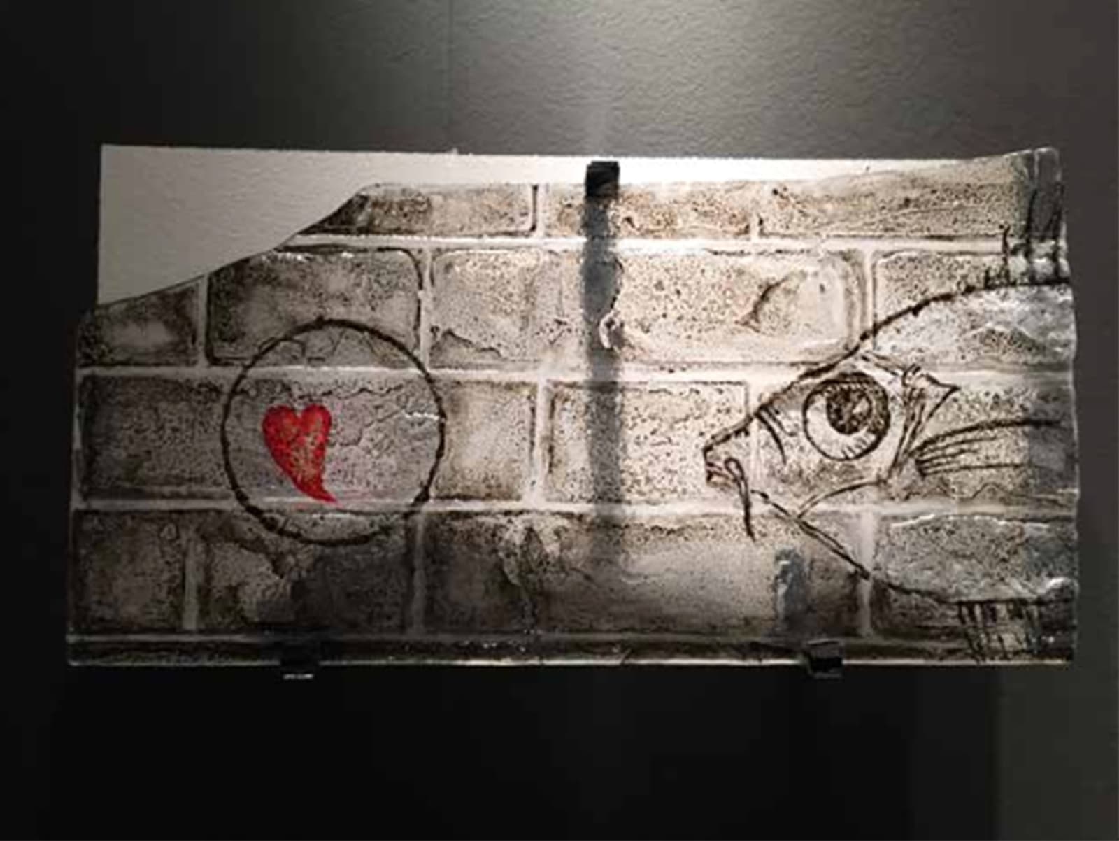 MIRA MAYLOR, Wall series: Love grafiti 2, 2015