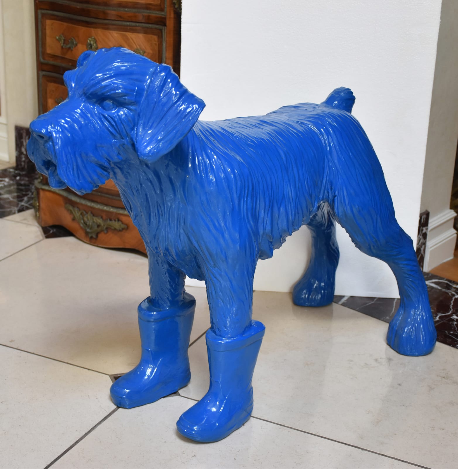 William Sweetlove, Cloned Blue Schnauzer with boots, 2006