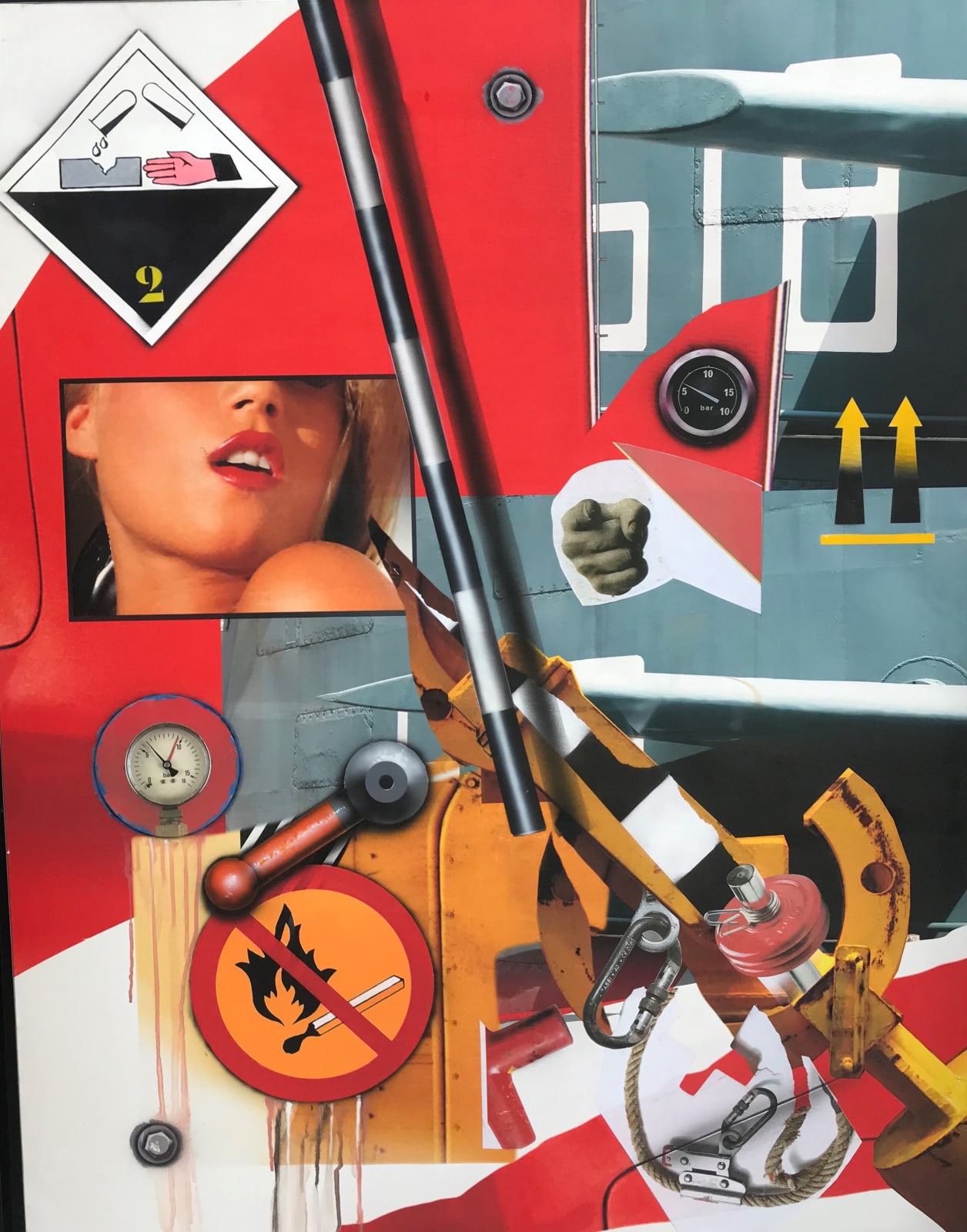 Peter Klasen, YOUNG GIRL - DREAMING -NO SMOKING - CORROSIF 2, 2019