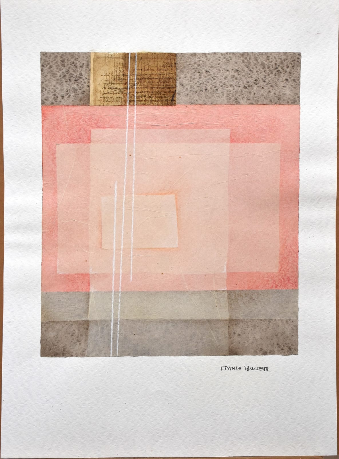 FRANCO BULLETTI, Linia giacente / Horizontal straight line, 1992