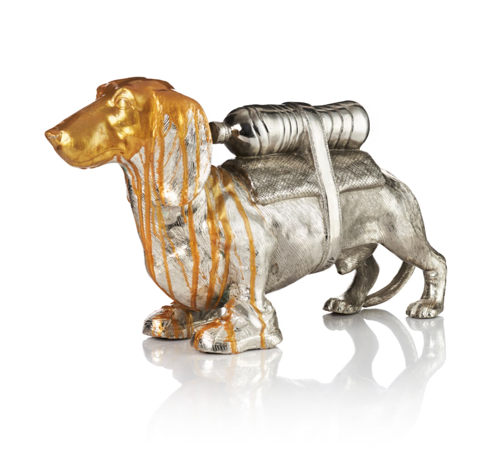 William Sweetlove, Cloned Dachshund with pet bottle, 2011 - 2020
