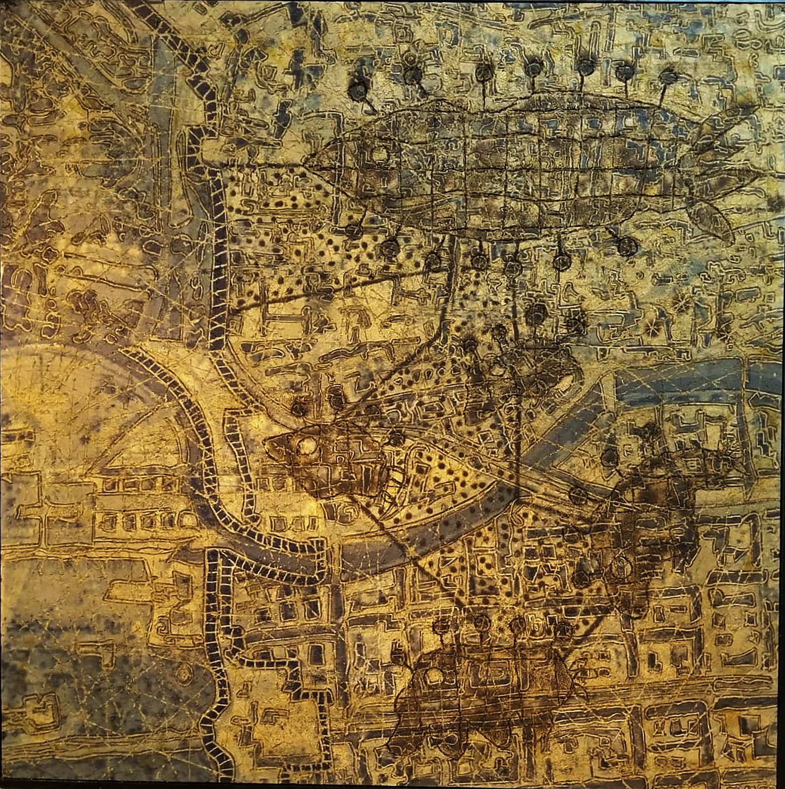 Avner Sher, East West Berlin no 2, 2019