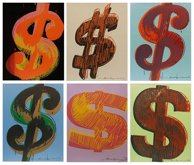 Andy Warhol, $ (1) FS II.274-279, 1982