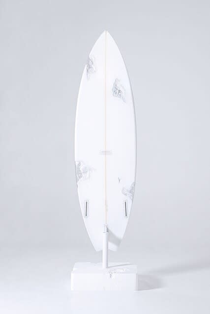 Daniel Arsham, Eroded Surfboard, 2021