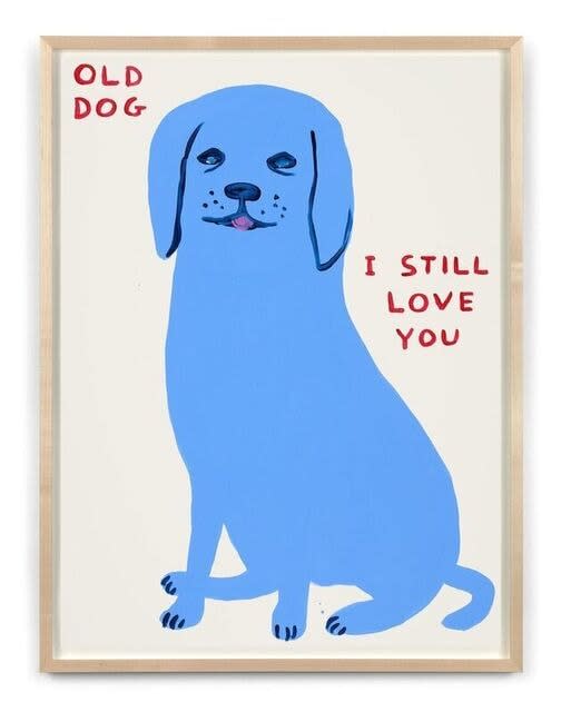 David Shrigley, Old Dog, 2021