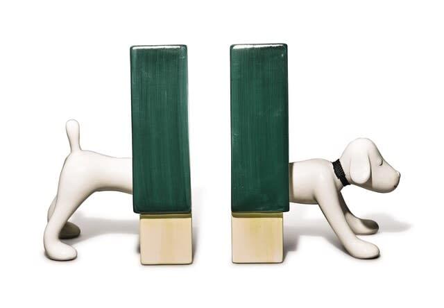 Yoshitomo Nara, Puppy Bookends, 2002
