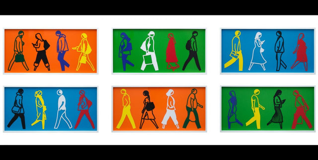 Julian Opie, Street Couple (Set), 2021
