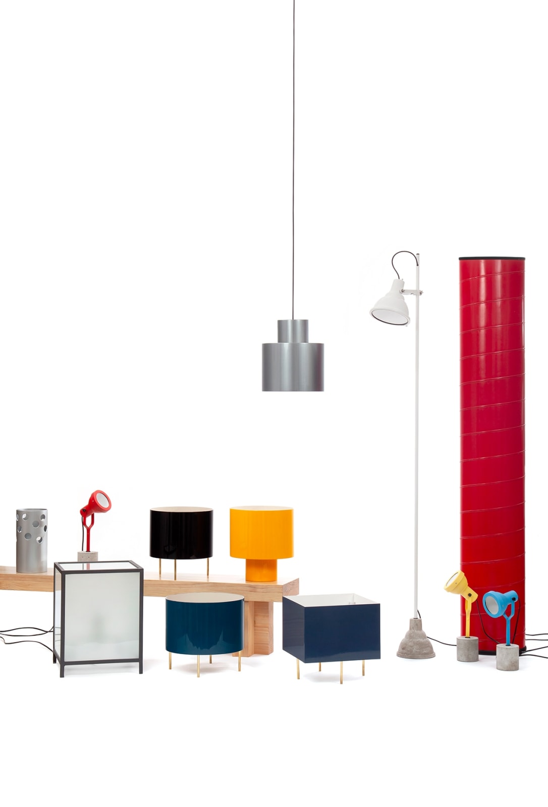 Lunar Objetos - André Vainer, Luminária Cubo, 1986