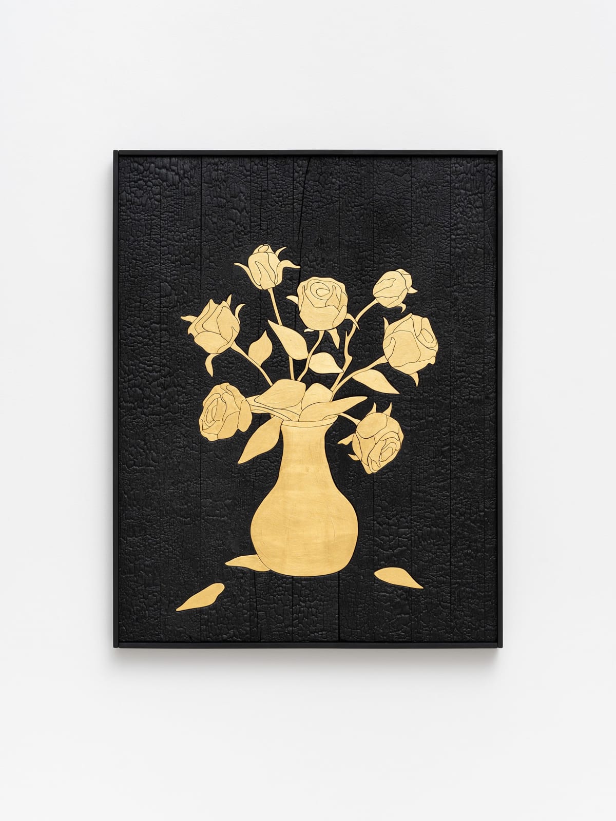 Laurent Pernot, Les rêves noirs – Golden flowers, 2025