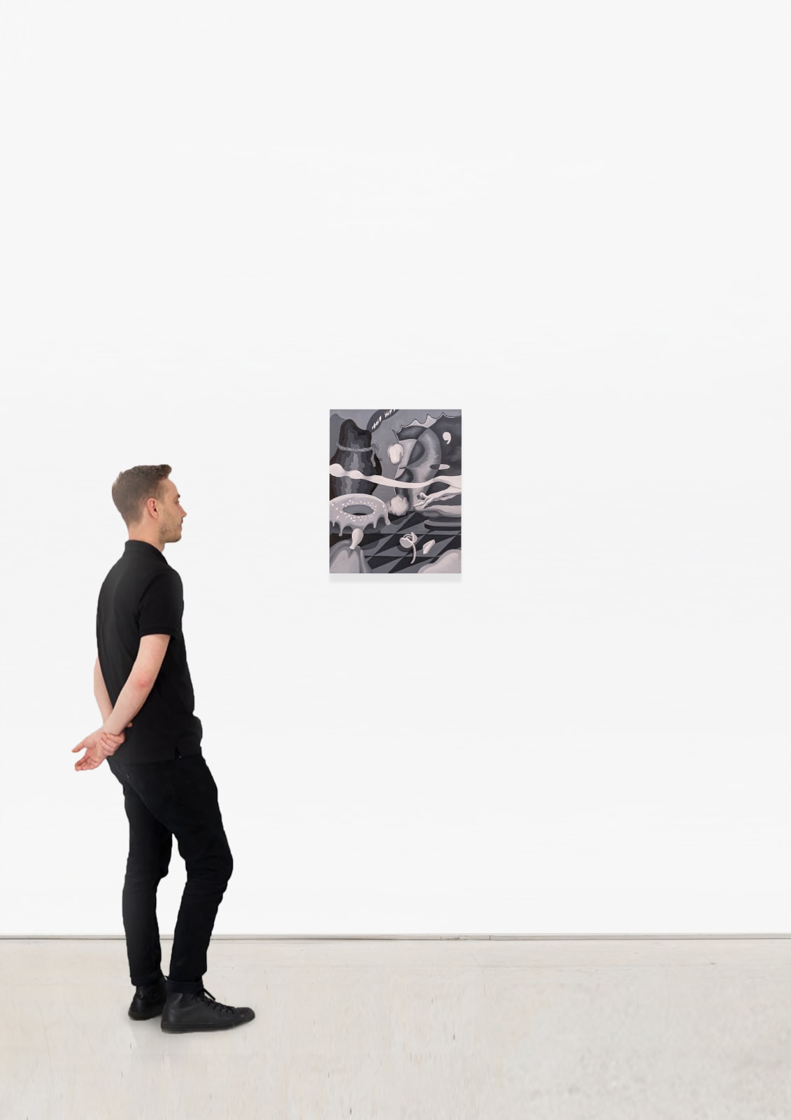 Ziping Wang, Weightless wall, 2021