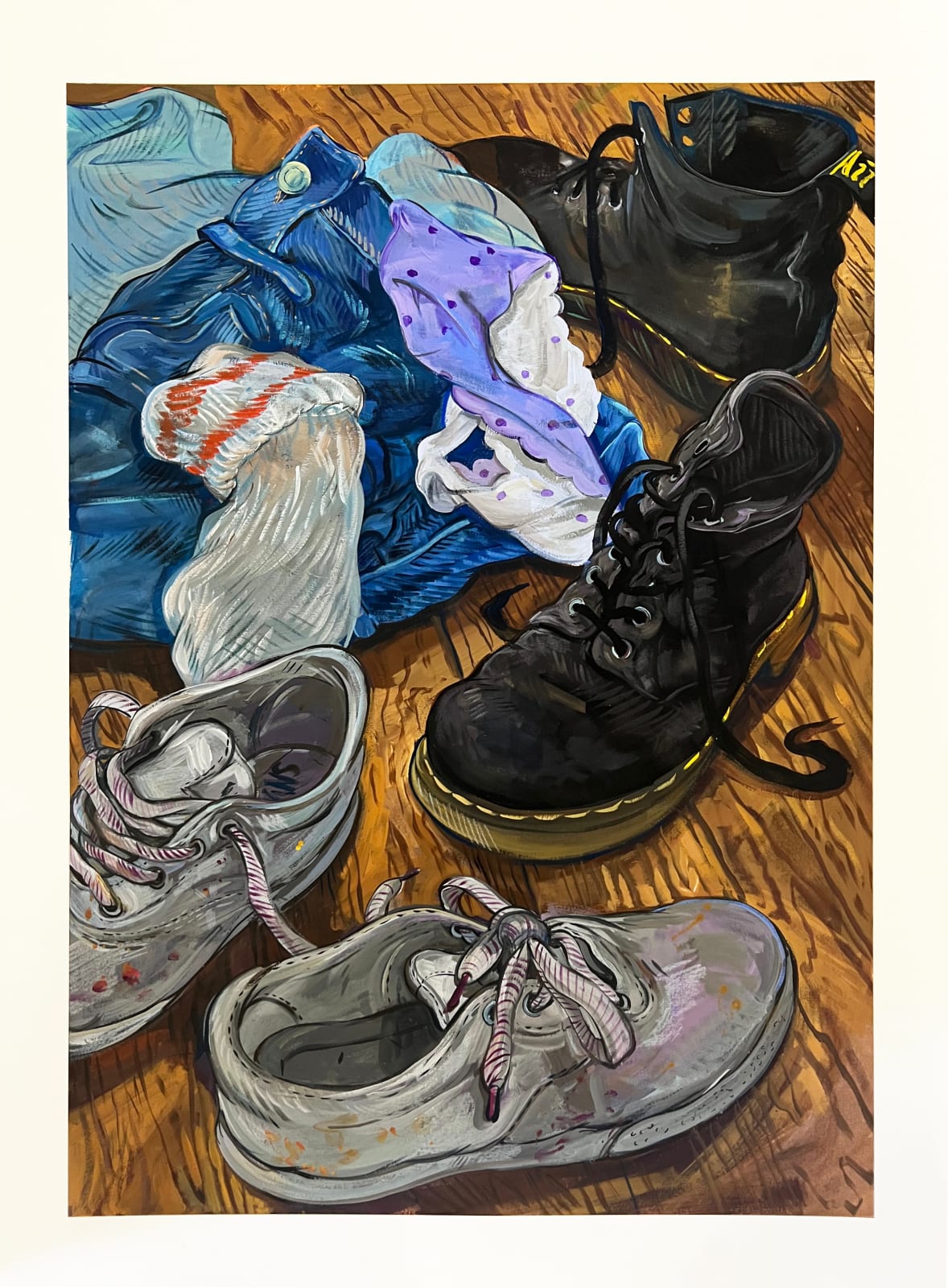 Rebecca Ness, Group undress, 2022