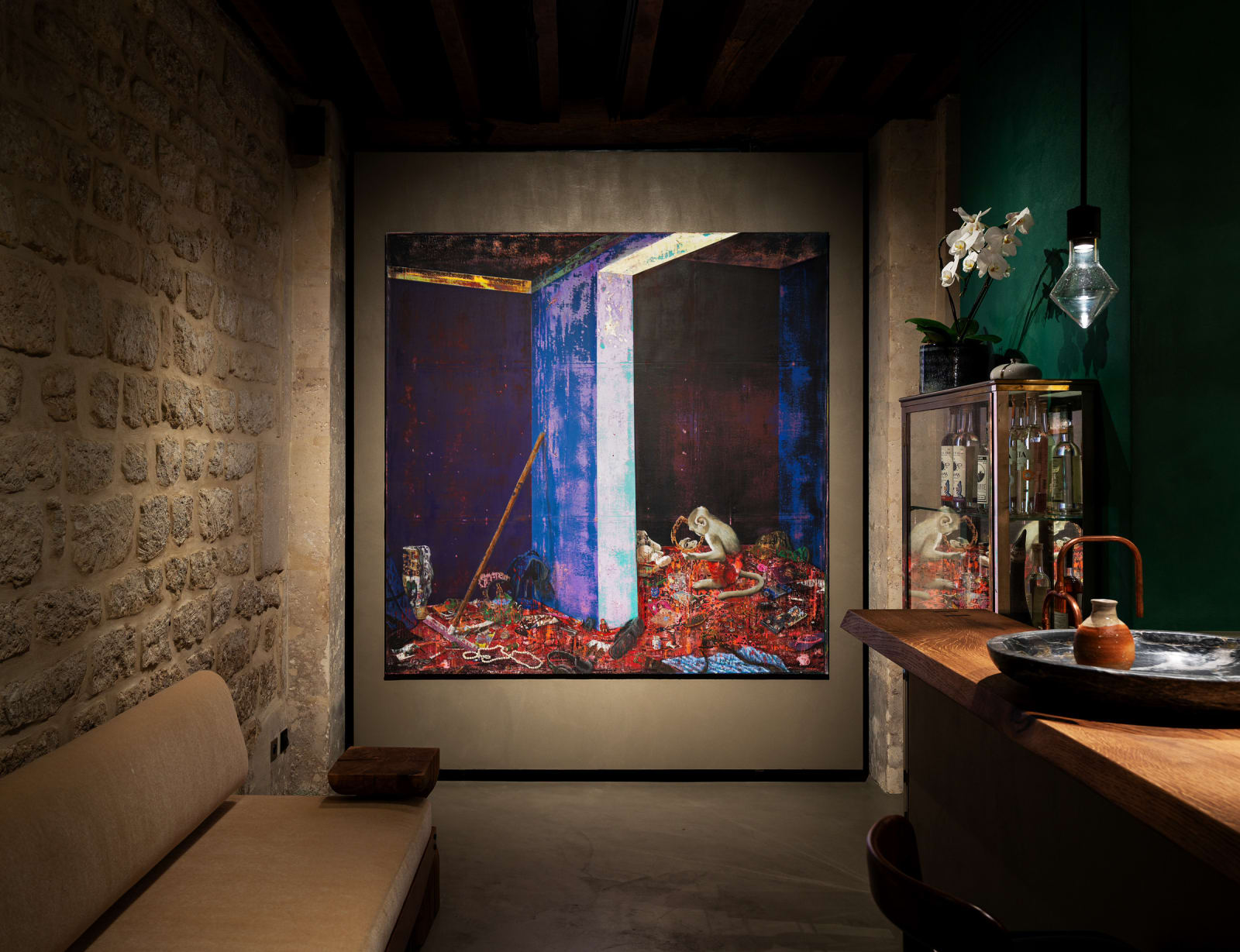 Dennis Miranda Zamorano, Between memory and oblivion, language is born, 2023