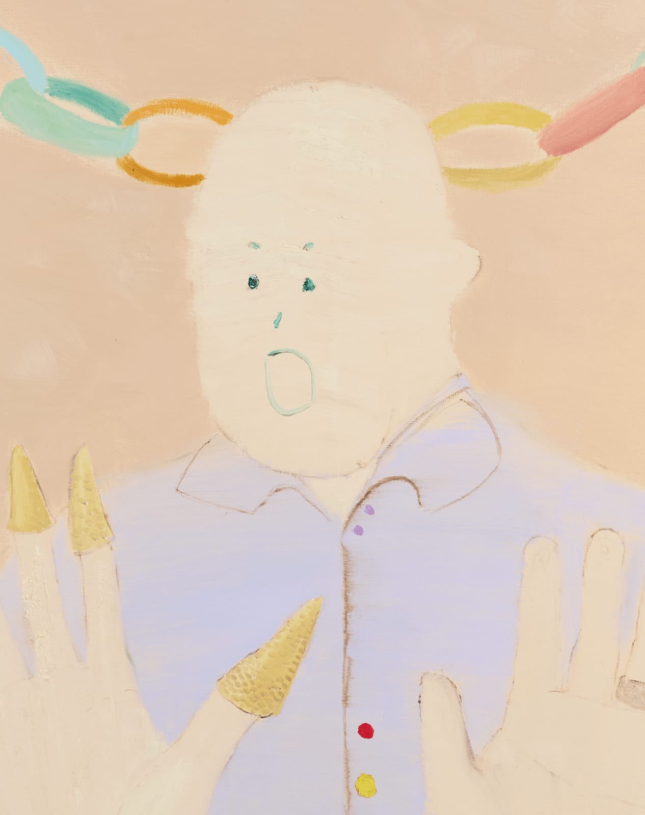 Shinya Azuma, Happy chain, Happy nail, Happy ring, 2024