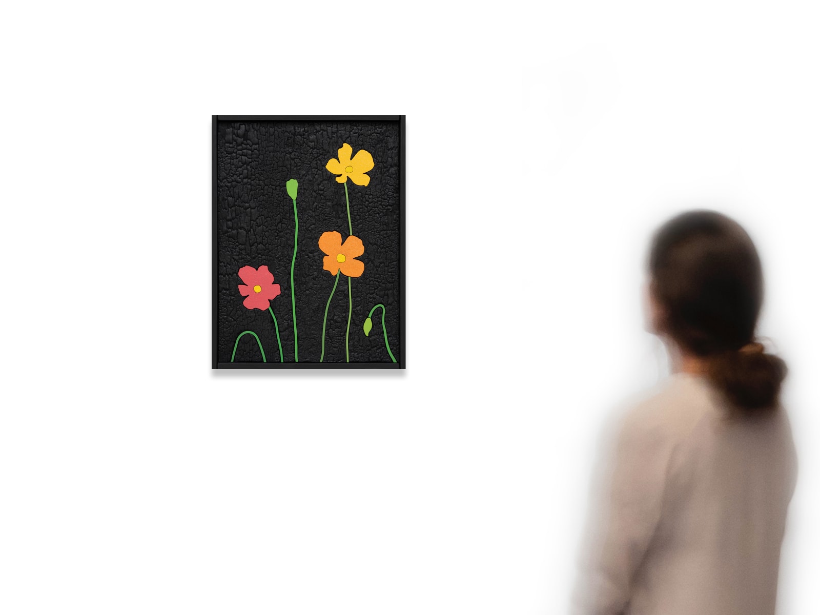 Laurent Pernot, Les rêves noirs – Fire poppies, 2025