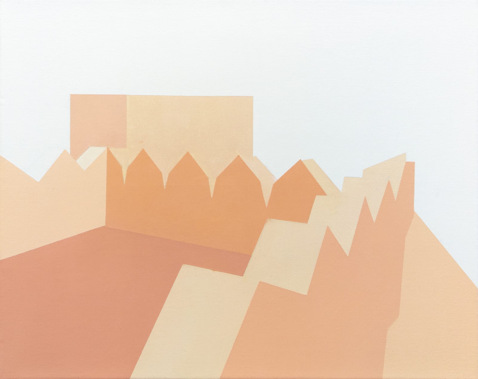 Manuel Stehli, Untitled (Fortress I, Fortress II), 2019