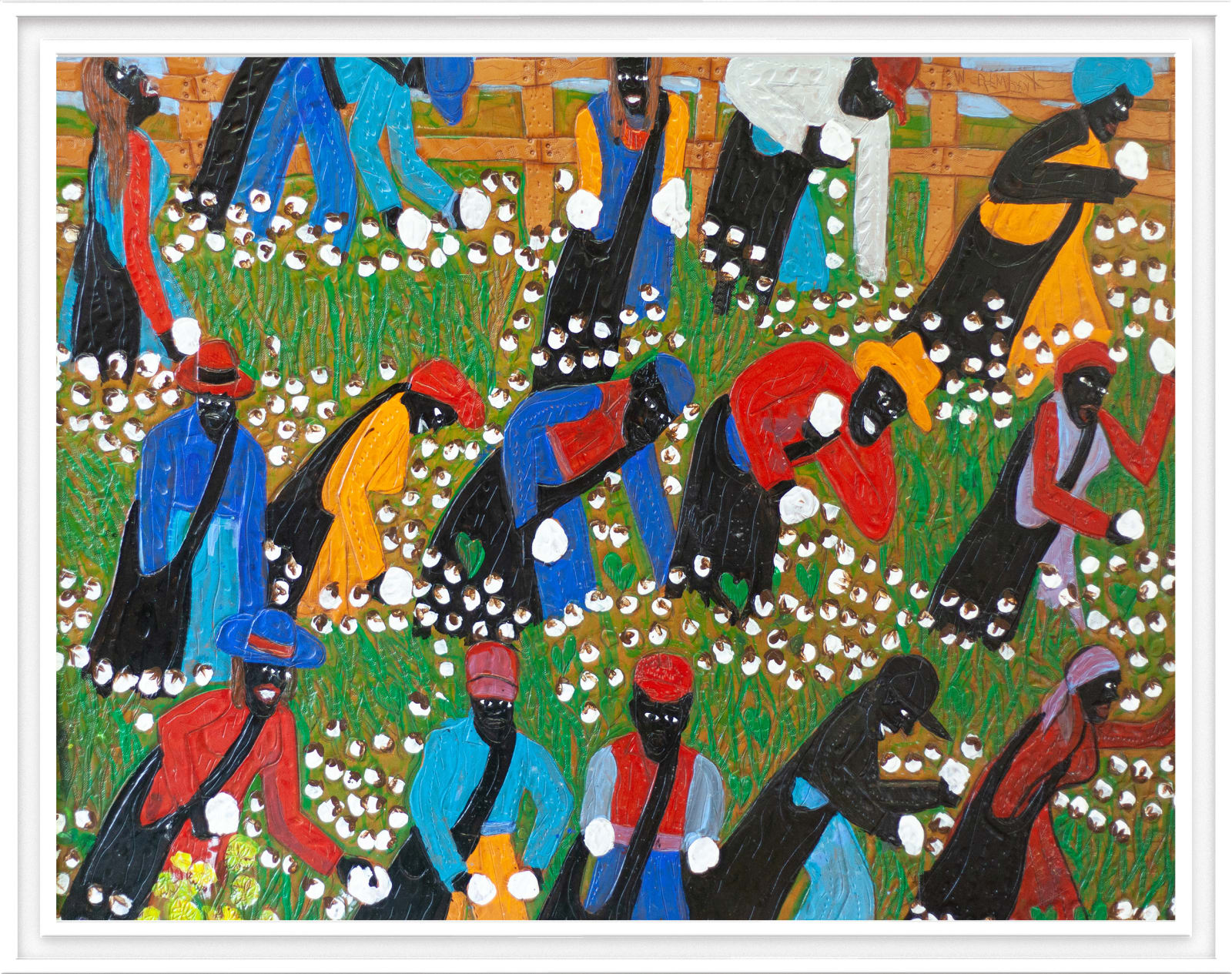 Winfred Rembert, White Gold, 2017