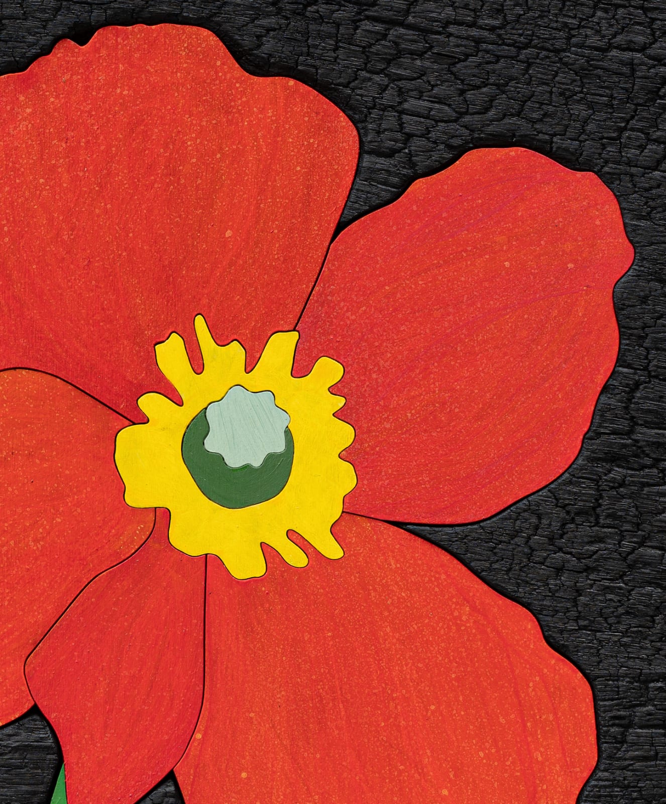 Laurent Pernot, Fire Poppy, 2024