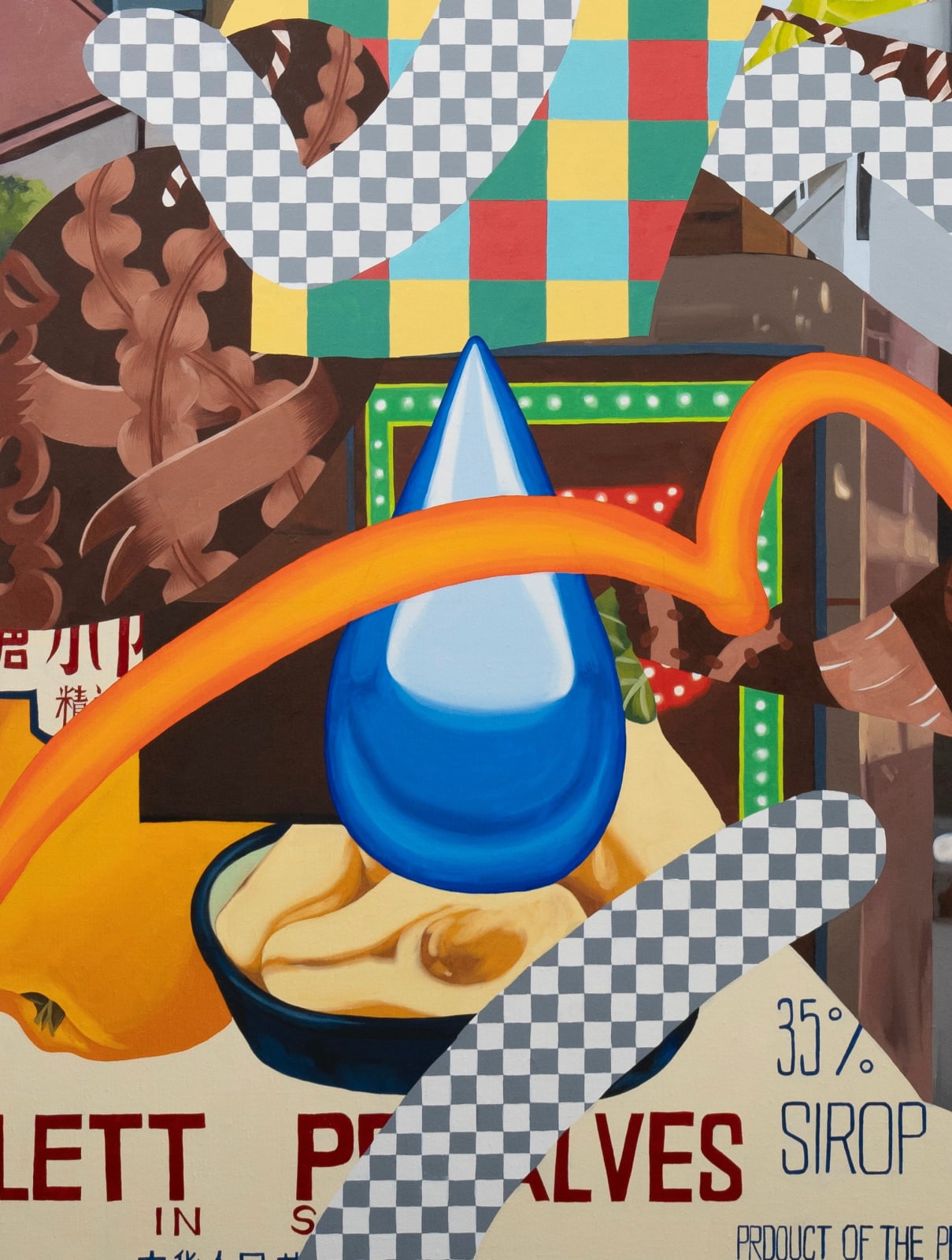 Ziping Wang, Blue from the untamed bird, 2024