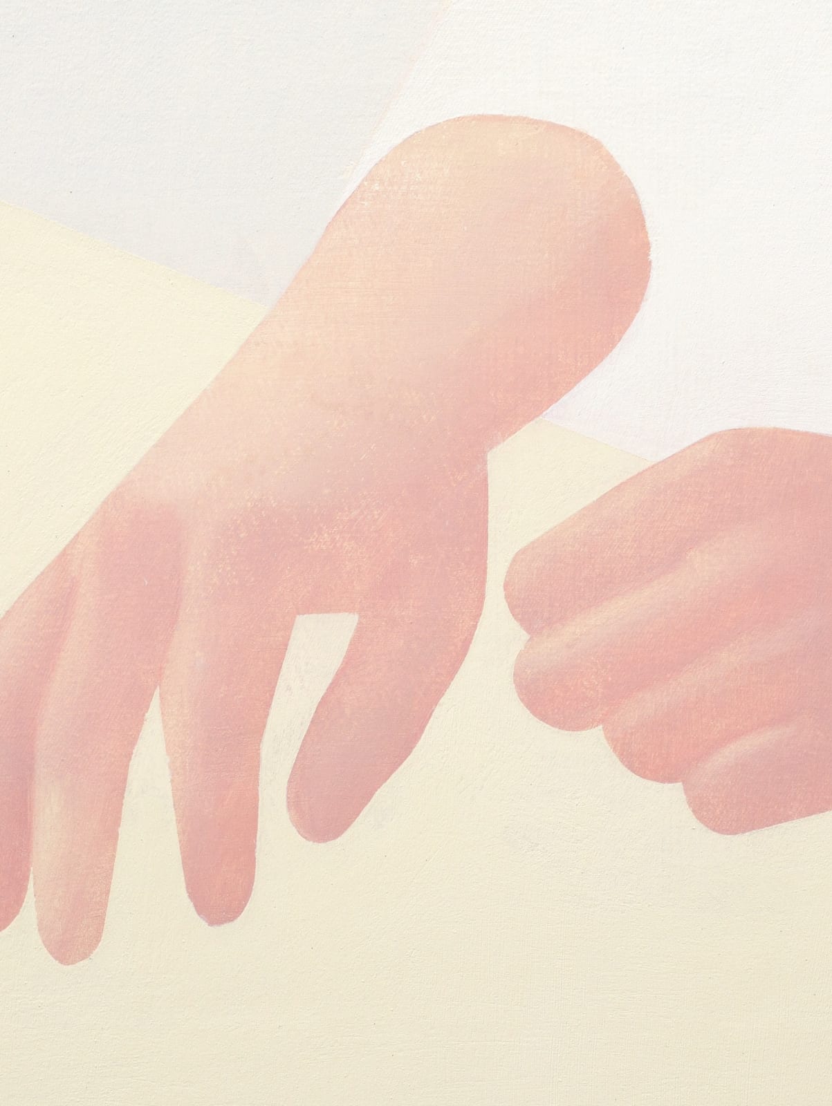 Manuel Stehli, Untitled (Pair of hands 14), 2021