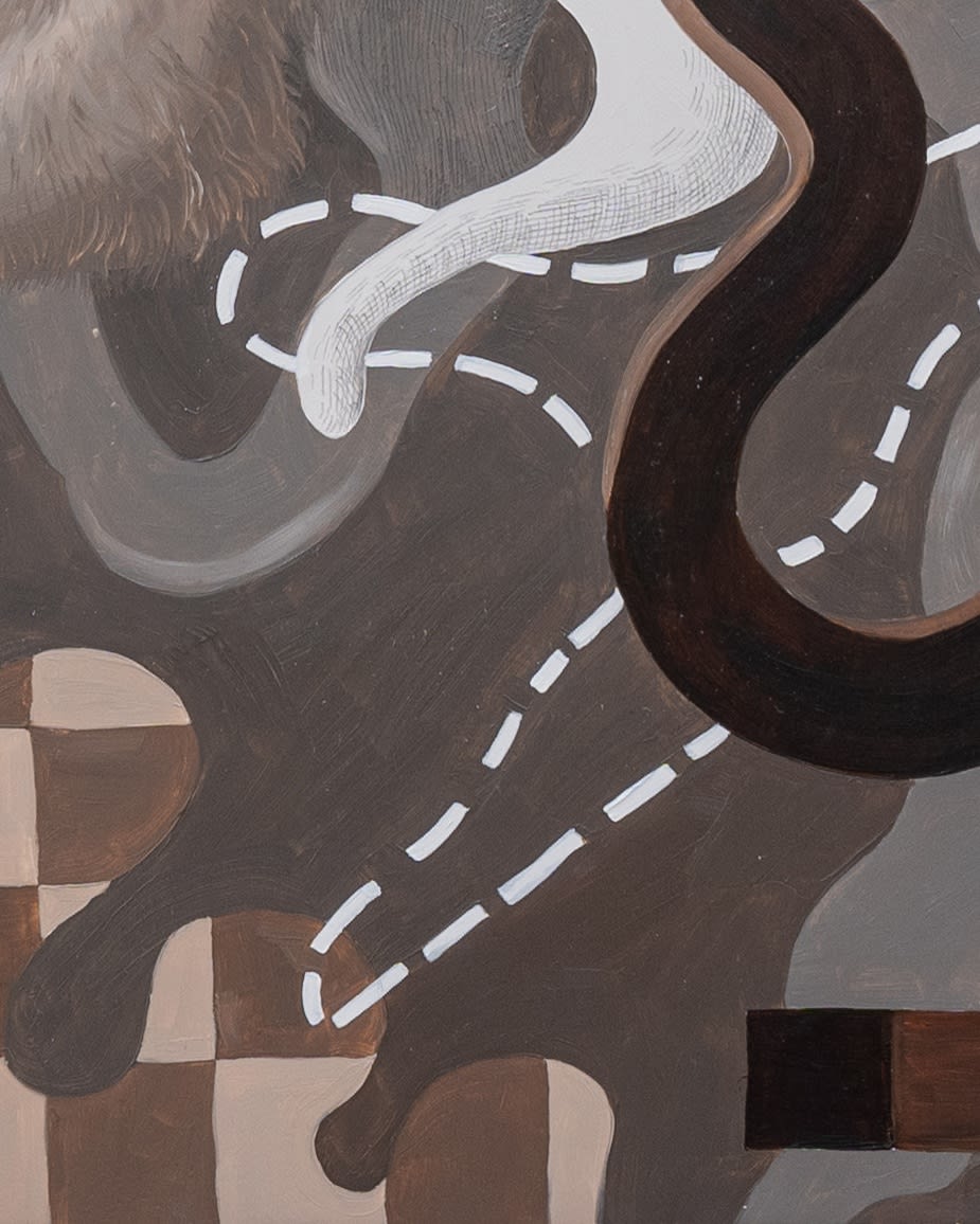 Ziping Wang, Velvet footstep, 2021