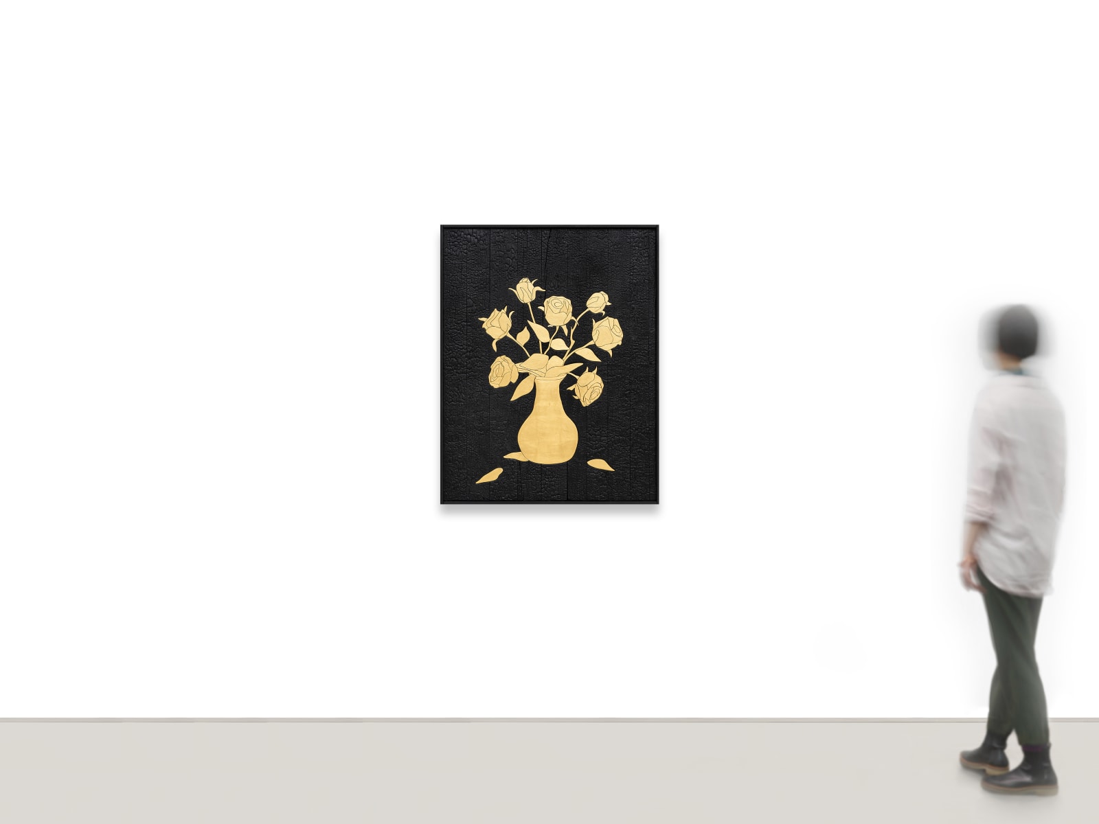 Laurent Pernot, Les rêves noirs – Golden flowers, 2025