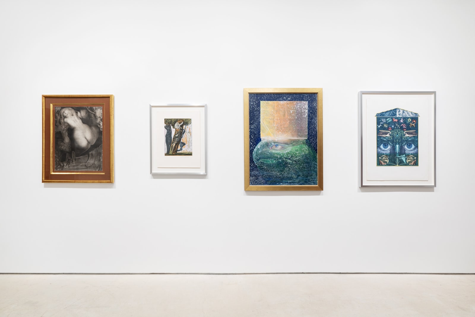 Ernst Fuchs, Élévation vers l'ombre de la salamandre, 1970