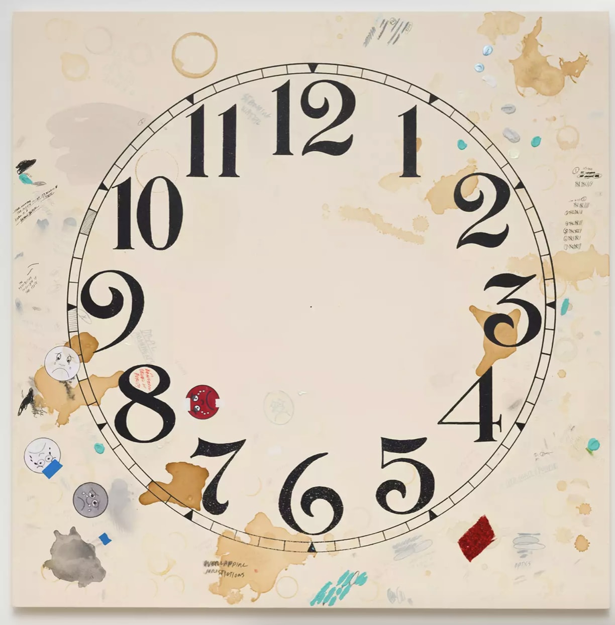 Amanda Ross-Ho, Untitled Timepiece (ORAL ARGUMENTS/OVERLAPPING JURISTICTIONS), 2019-2020