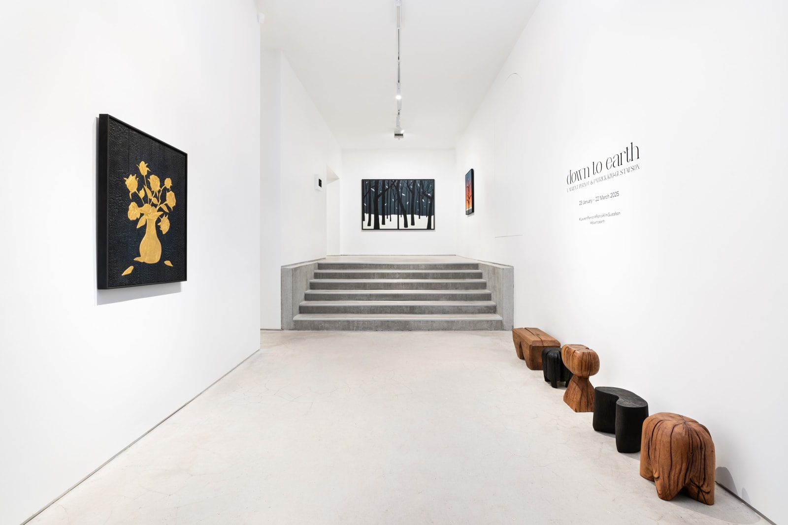 Laurent Pernot, Les rêves noirs – Golden flowers, 2025