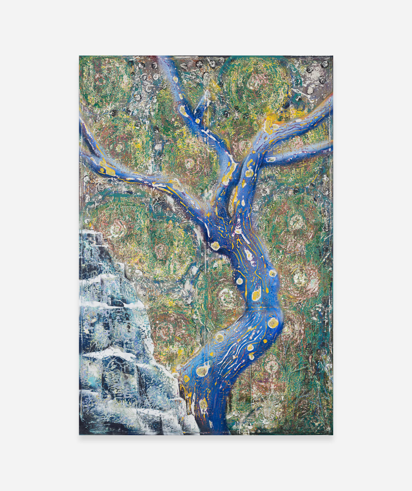 Dennis Miranda Zamorano, A tree and a rock (conversations about time), 2023