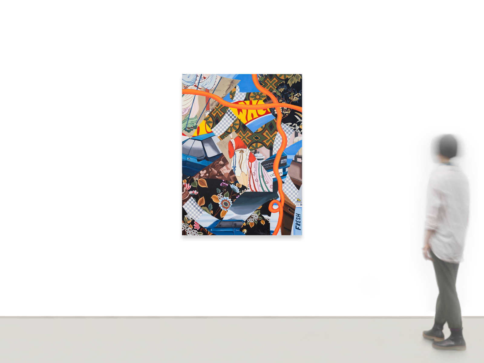 Ziping Wang, Trespassing the stream, 2025