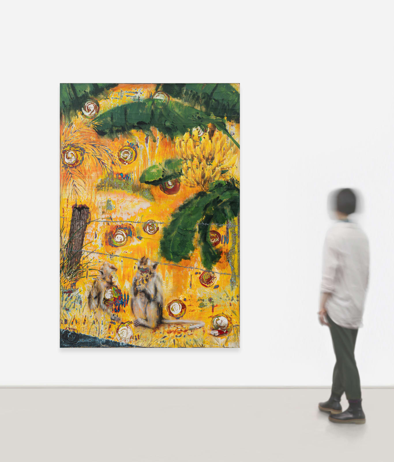 Dennis Miranda Zamorano, A negotiation is a meeting (stealing bananas), 2023