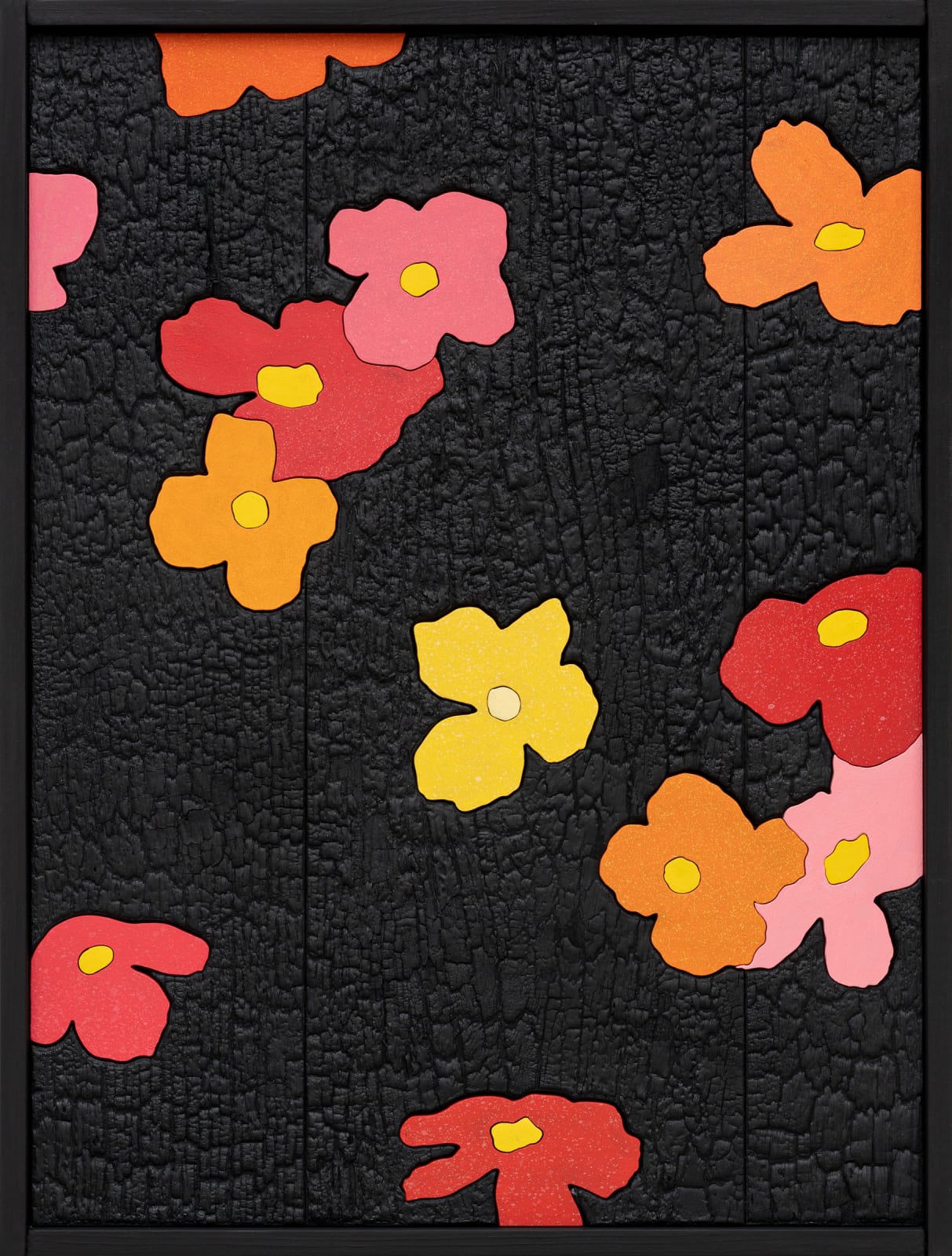 Laurent Pernot, Les rêves noirs – Fire poppies, 2025