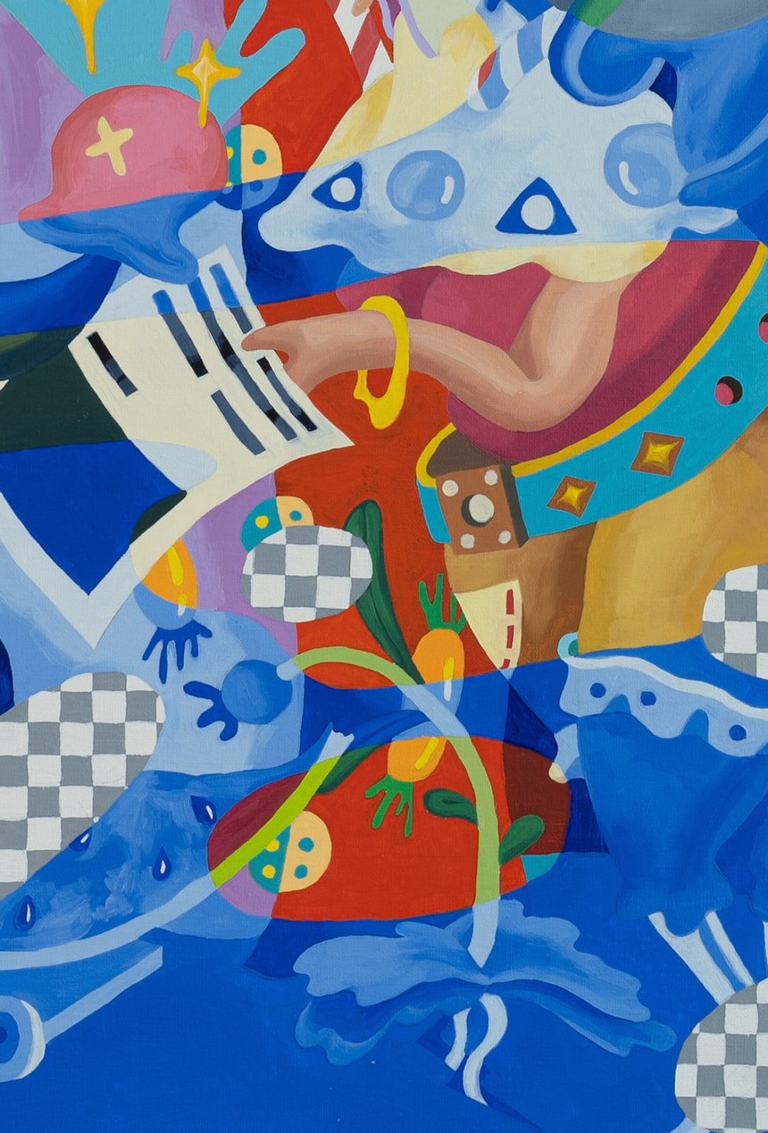 Ziping Wang, Running into everlasting feast, 2023