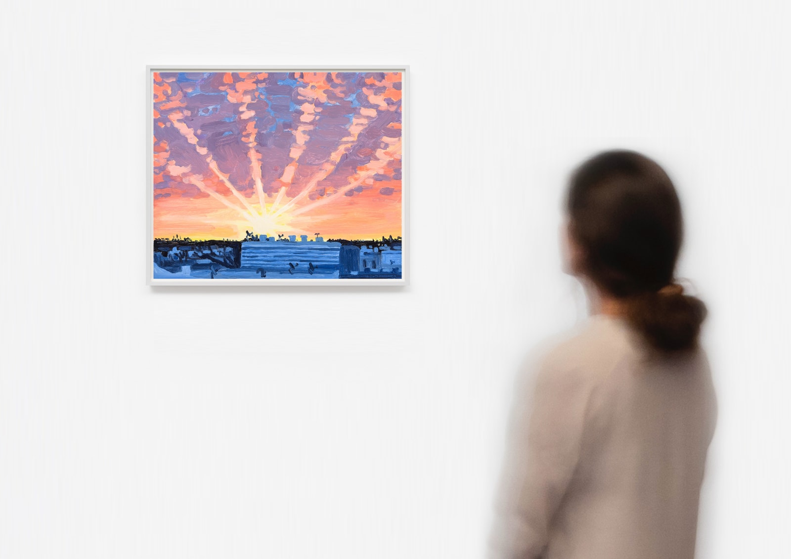 Claudia Keep, Sunrise From The Forest Ave Stop, 2022