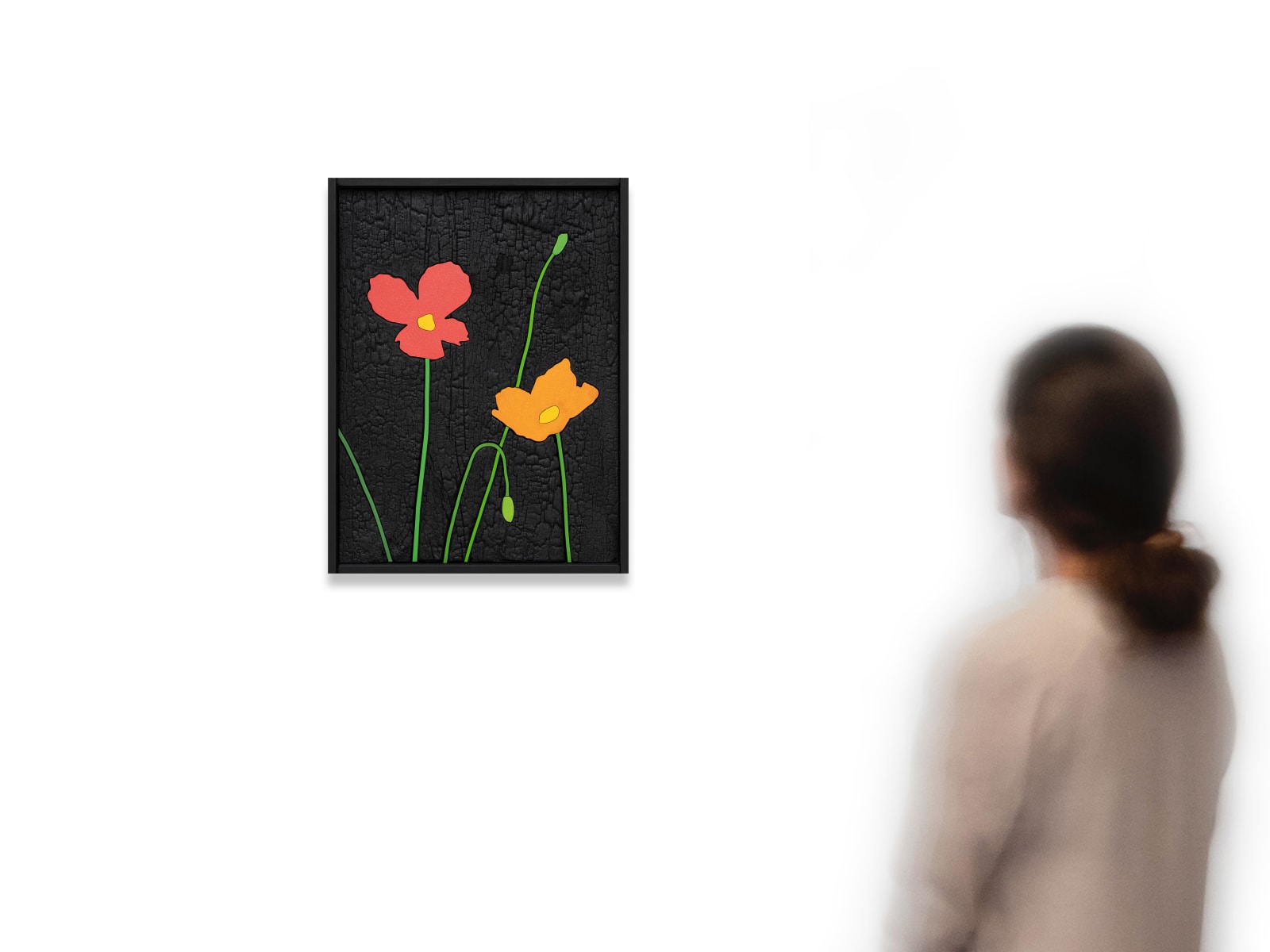 Laurent Pernot, Les rêves noirs – Fire poppies, 2025